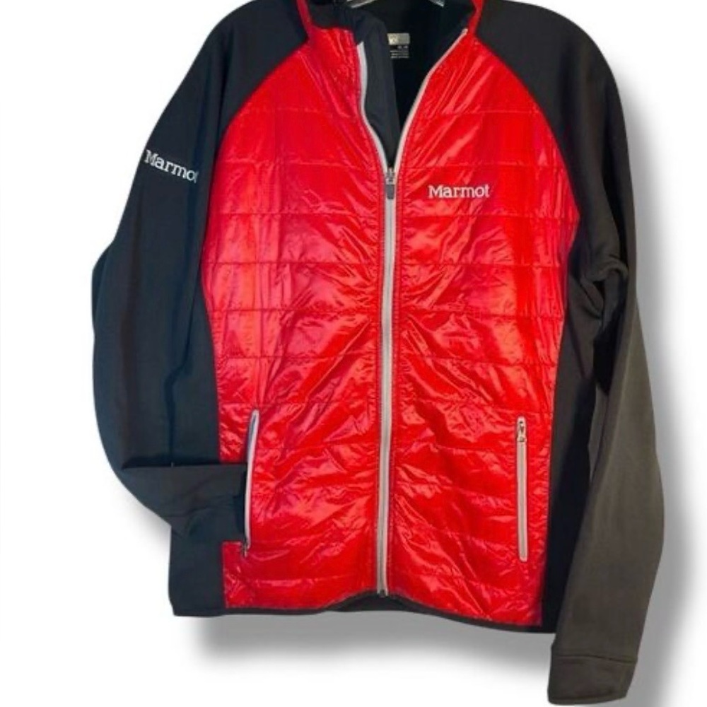 Marmot Men's Performance Jacket in Red and Black - Medium